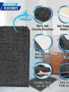 Chenille Bath Mat, Non Slip Bathroom Mat - Image 2